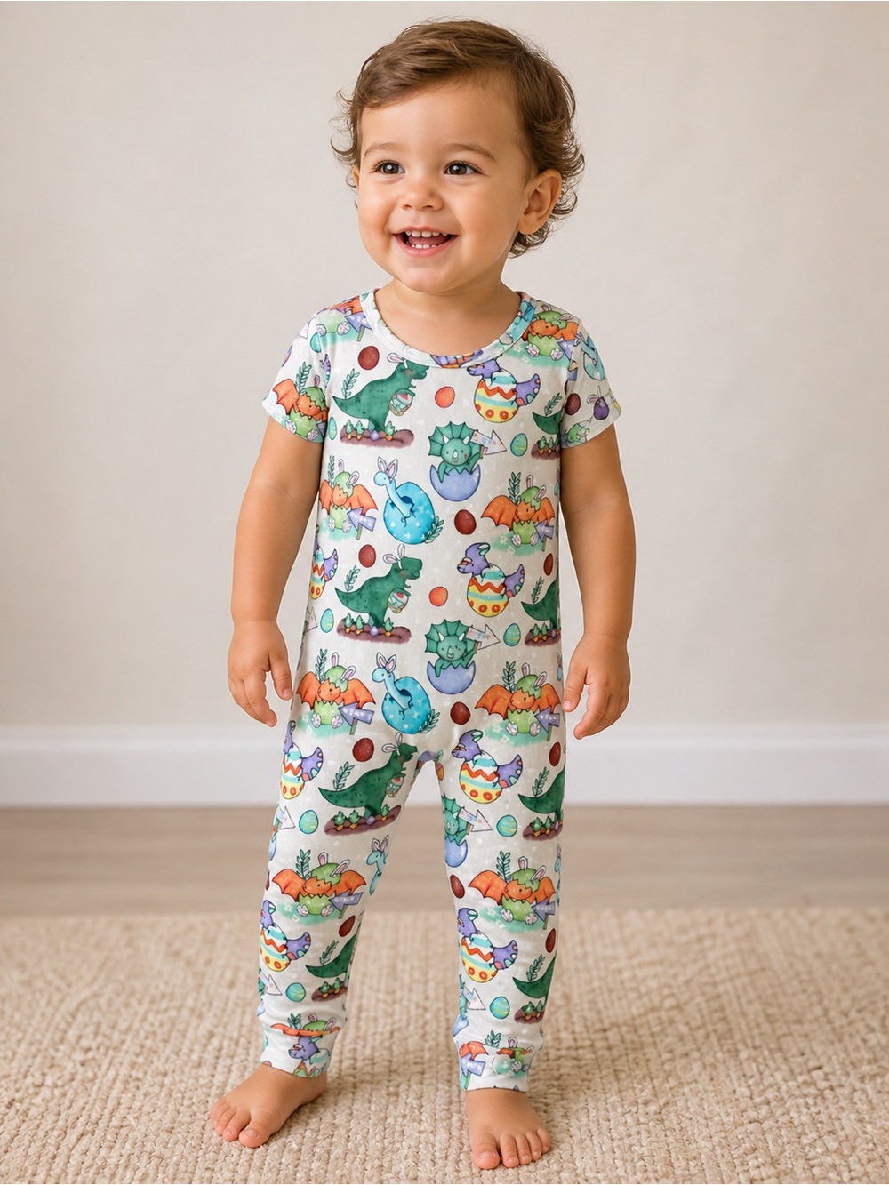 Dinosaur Easter Romper